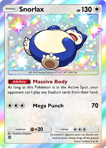 Snorlax card