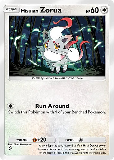 Hisuian Zorua card