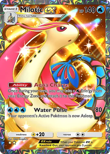 Milotic ex card