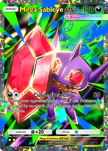Mega Sableye ex card
