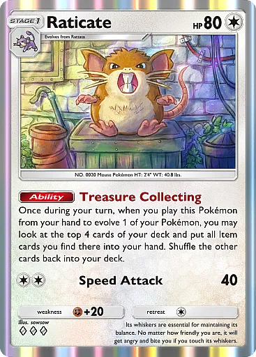 Raticate card