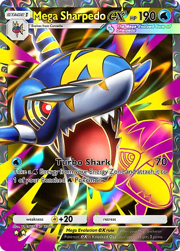 Mega Sharpedo ex card