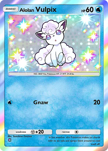 Alolan Vulpix card