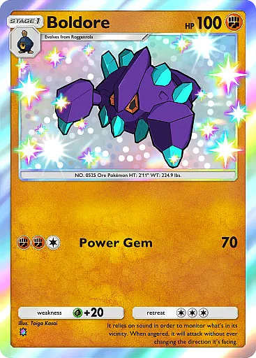 Boldore card