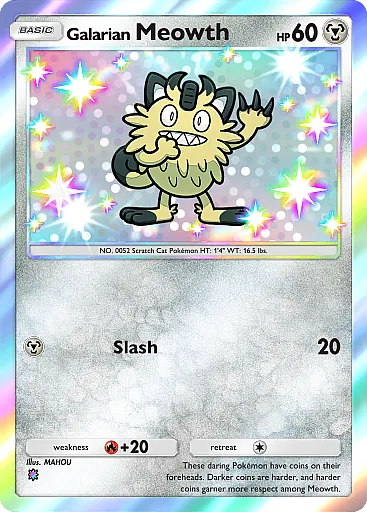 Galarian Meowth card