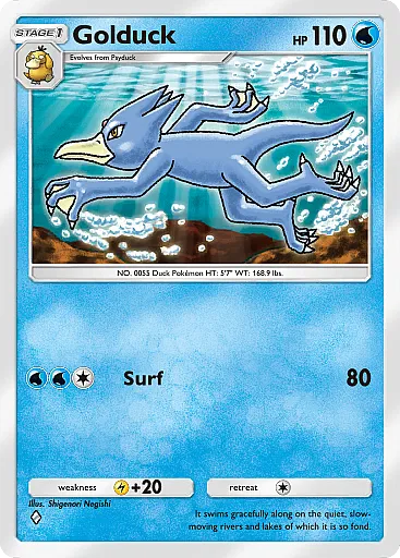 Golduck card