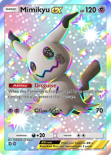 Mimikyu ex card