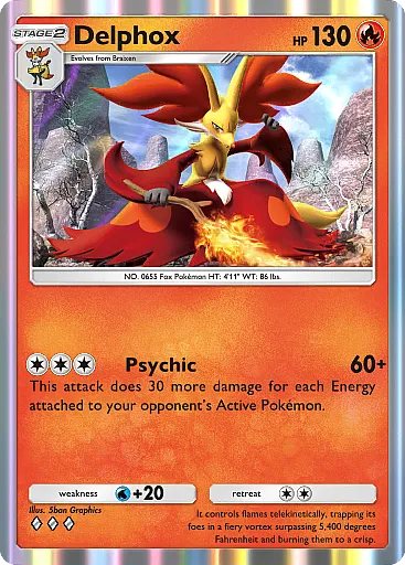 Delphox card