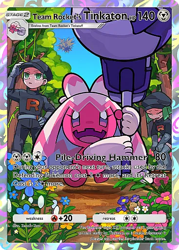 Team Rocket’s Tinkaton card