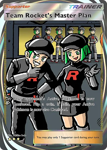 Team Rocket’s Master Plan card