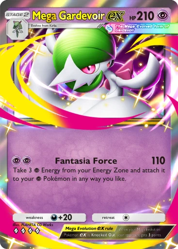 Mega Gardevoir ex card