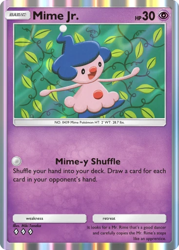 Mime Jr. card