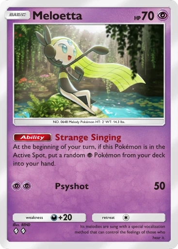 Meloetta card