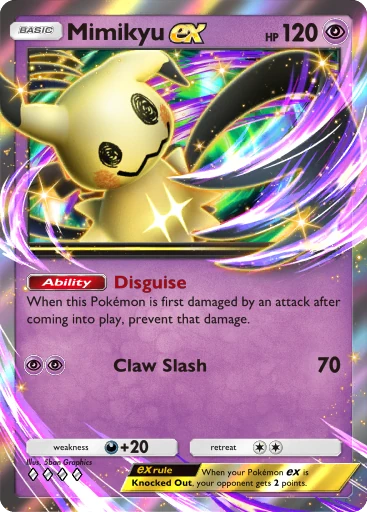 Mimikyu ex card