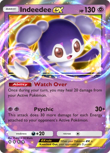 Indeedee ex card