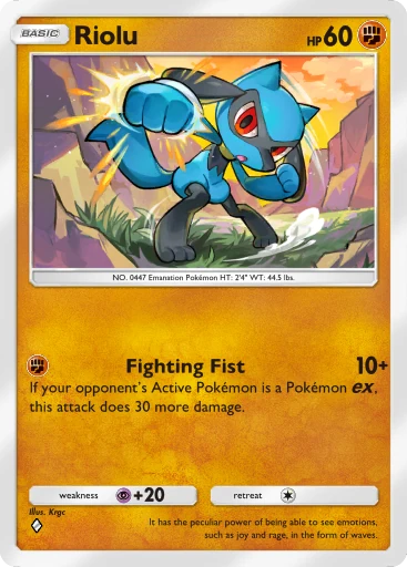 Riolu card