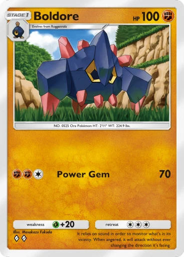 Boldore card