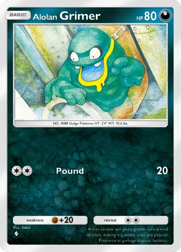 Alolan Grimer card