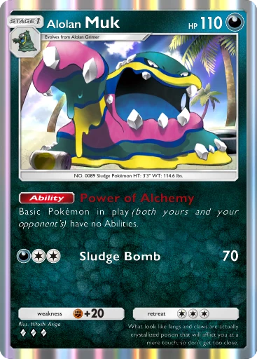 Alolan Muk card