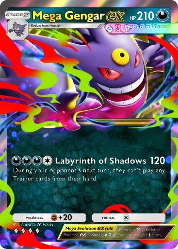 Mega Gengar ex card