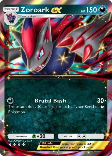 Zoroark ex card