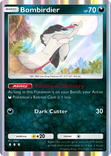 Bombirdier card