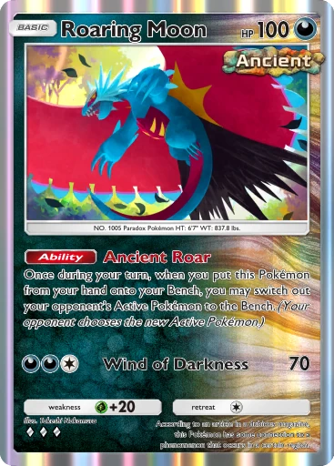 Roaring Moon card