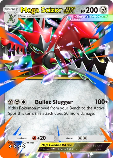 Mega Scizor ex card