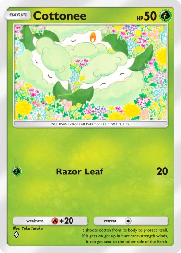 Cottonee card