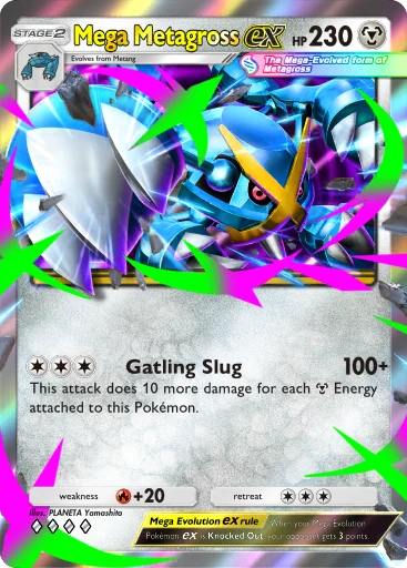 Mega Metagross ex card