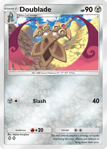 Doublade card