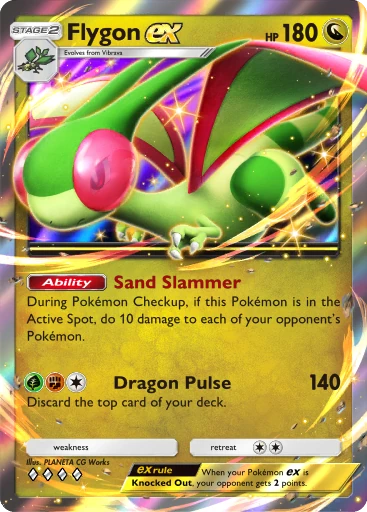 Flygon ex card