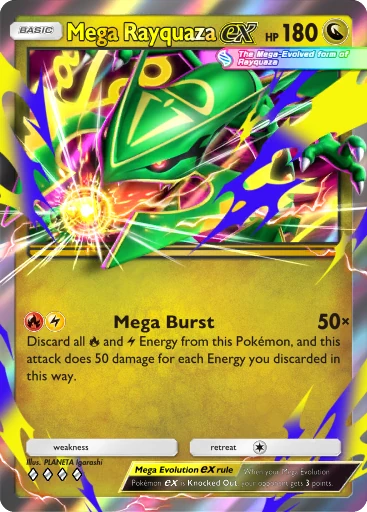 Mega Rayquaza ex card