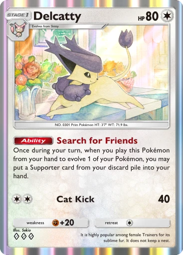 Delcatty card