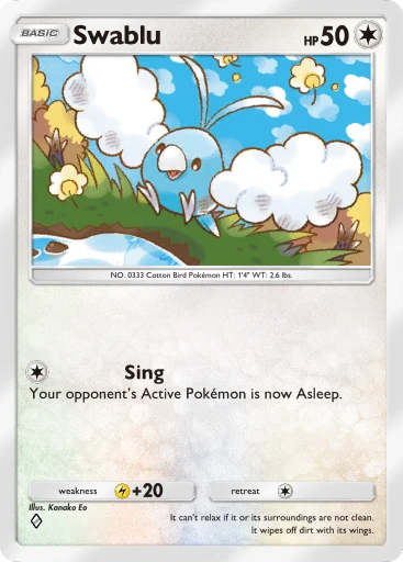 Swablu card