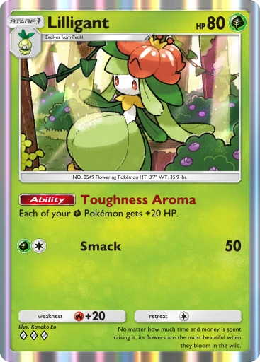 Lilligant card
