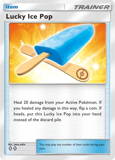 Lucky Ice Pop card