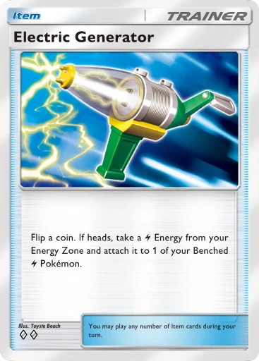 Electric Generator card