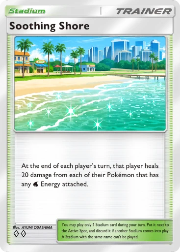 Soothing Shore card