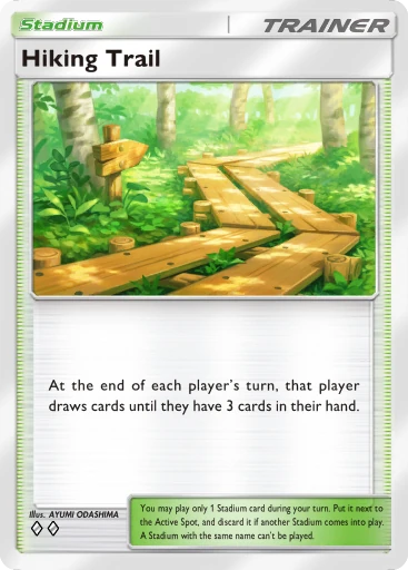 Hiking Trail card