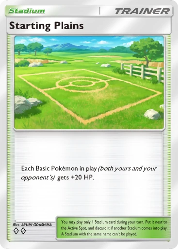 Starting Plains card