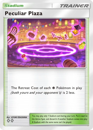 Peculiar Plaza card