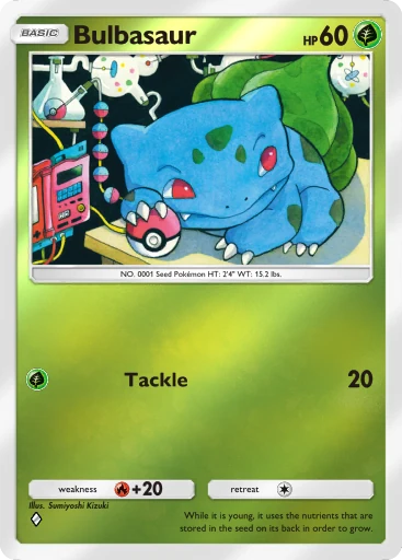 Bulbasaur card