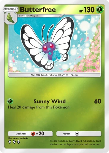 Butterfree card