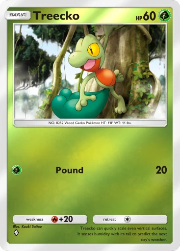 Treecko card