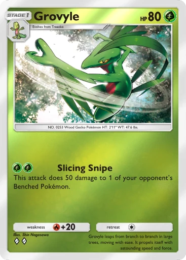 Grovyle card