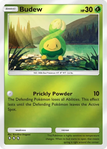 Budew card