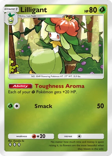 Lilligant card