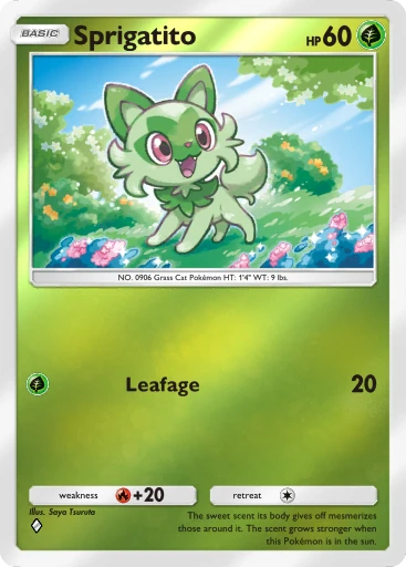 Sprigatito card