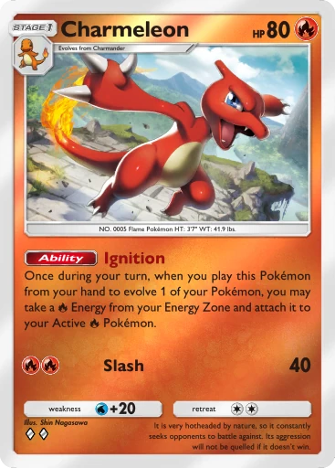 Charmeleon card